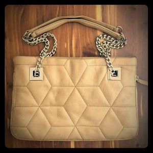 Calvin Klein Quilted Leather Shoulder Bag